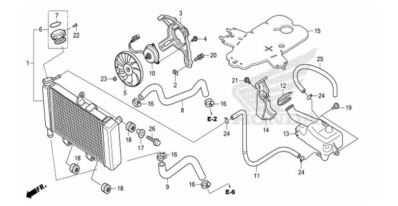 Moto TH - Honda CBR300R Parts - Boiler