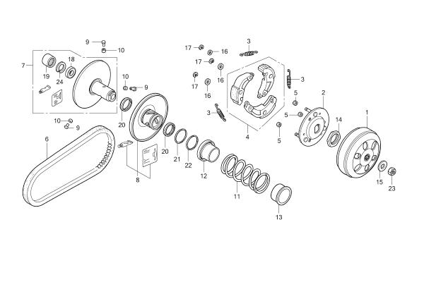 Moto TH - Honda SCOOPY i (2010) Parts - SET ALONG THE CONTACT OF THE ...