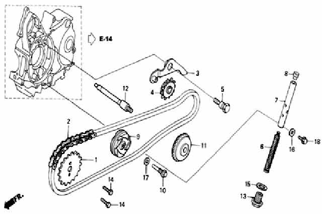 Moto TH - Honda WAVE 100Z (2005) Parts - TIMING CHAIN / SET ADJUST THE ...