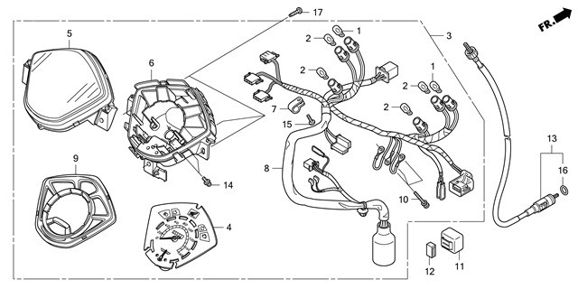 Moto TH - Honda WAVE 110i AT (2010) Parts - SPROCKET