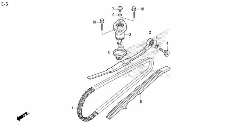 Moto TH - Honda ZOOMER-X (2016) Parts - TIMING CHAIN / SET ADJUST THE ...